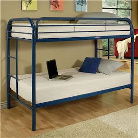 Contemporary Twin/Twin Bunk Bed
